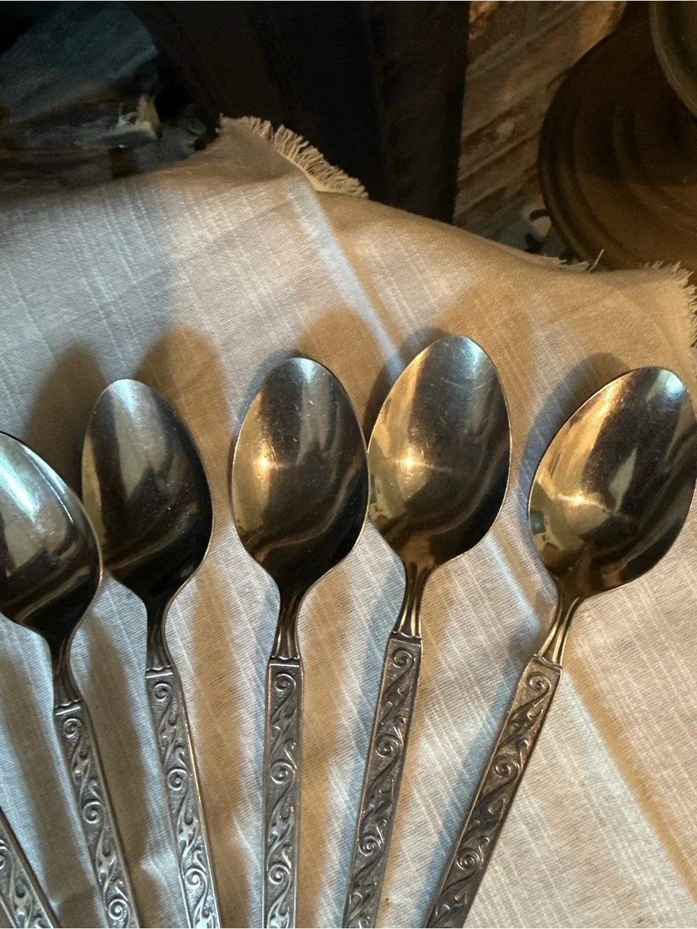 Vintage Oxford Hall Palo Alto Stainless-Steel Tablespoons Set of 10